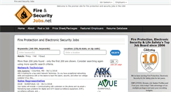 Desktop Screenshot of fireandsecurityjobs.net