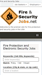 Mobile Screenshot of fireandsecurityjobs.net